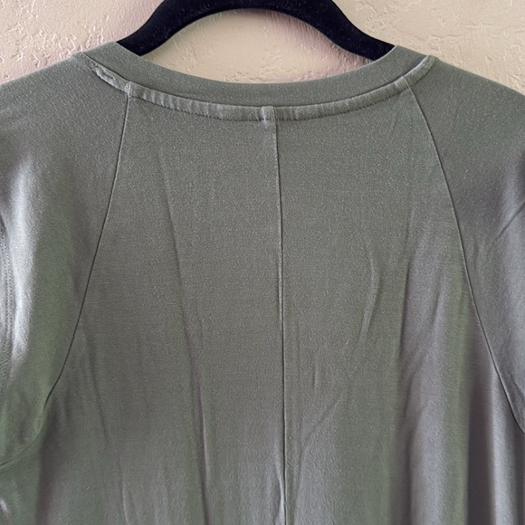Banana Republic Women’s V neck Tshirt Dress Sleeveless Color Olive Size … - Picture 4 of 13